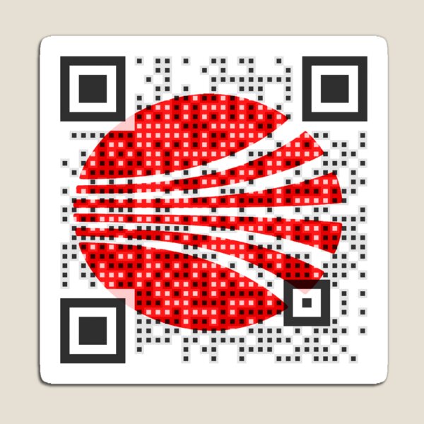 Logo QR Code with Your Branding Magnet