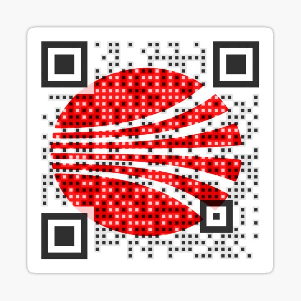 Logo QR Code with Your Branding  Sticker