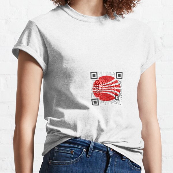 Logo QR Code with Your Branding  Classic T-Shirt