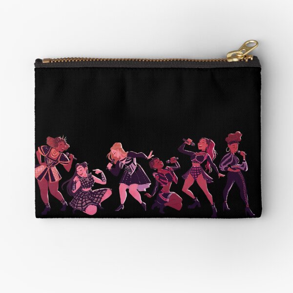 Six the Musical Lineup Zipper Pouch