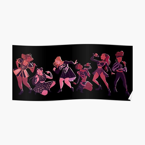 Six the Musical Lineup Poster