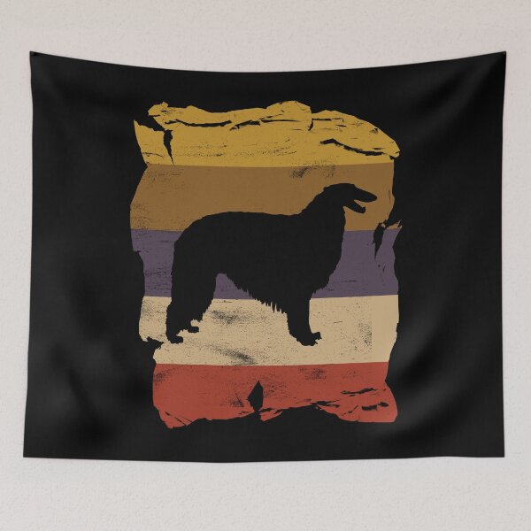 Item preview, Borzoi Distressed Vintage Retro Silhouette designed and sold by DoggyStyles.