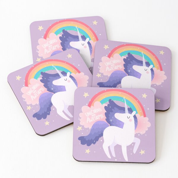 Item preview, Unicorns Are Awesome Redrawn designed and sold by Claire Stamper.