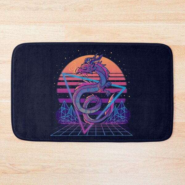 Item preview, RetroWave Dragon Aesthetic designed and sold by TechraNova.
