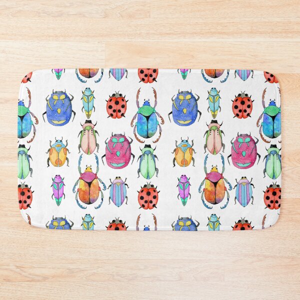 Item preview, Insect pattern white designed and sold by alisonsadler.