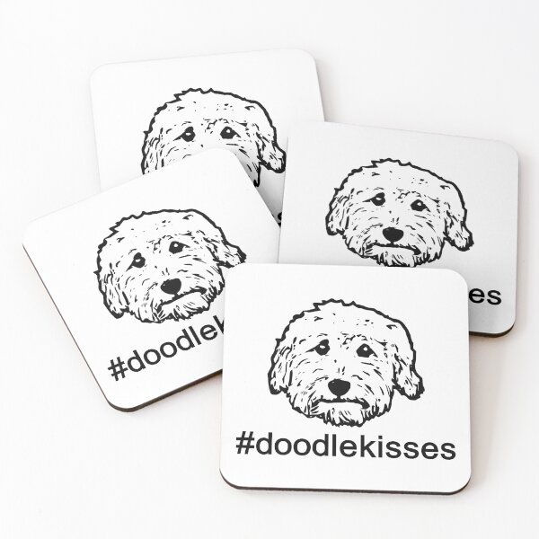 Item preview, Doodle dog kisses #doodlekisses - #doodlelove - goldendoodles, labradoodles, aussiedoodles designed and sold by smooshfaceutd.