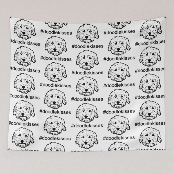 Item preview, Doodle dog kisses #doodlekisses - #doodlelove - goldendoodles, labradoodles, aussiedoodles designed and sold by smooshfaceutd.
