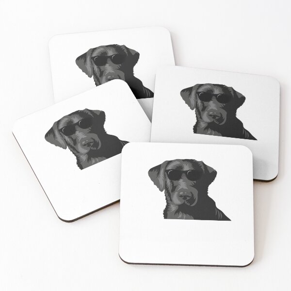 Artikelvorschau, Schwarzer Labrador mit Sonnenbrille entworfen und verkauft von Gerald Waters.