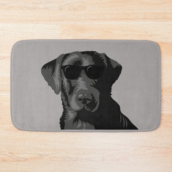 Artikelvorschau, Schwarzer Labrador mit Sonnenbrille entworfen und verkauft von Gerald Waters.