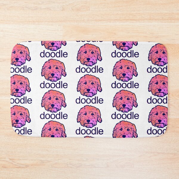 Item preview, Doodle mom - pink Doodle dog kisses #doodlekisses - #doodlelove - goldendoodles, labradoodles, aussiedoodles designed and sold by smooshfaceutd.