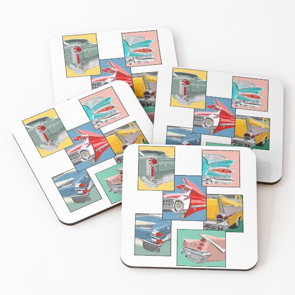 Item preview, Vintage Cars Colorblock designed and sold by jenbucheli.