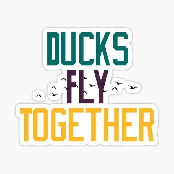 Ducks Fly Together Sticker