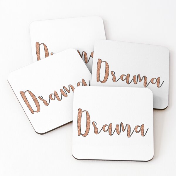 Item preview, Drama - Rose Gold Glitter Typography - School Subjects  designed and sold by MysticMagpie.