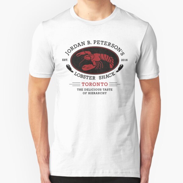 Jordan B. Peterson Lobster Shack - Hierarchy Slim Fit T-Shirt