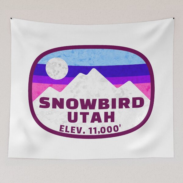 Item preview, Ski Snowbird Utah Skiing Winter Sports Snowboarding designed and sold by Travel Time.