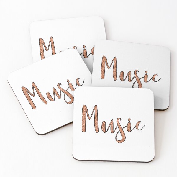 Item preview, Music - Rose Gold Glitter Typography - School Subjects  designed and sold by MysticMagpie.