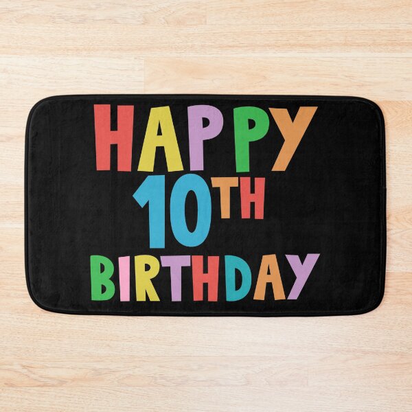 Item preview, Happy 10th Birthday, Happy tenth Birthday designed and sold by marosharaf.