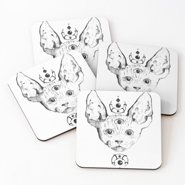 Item preview, Occult sphynx cat designed and sold by Chattedlastreet.