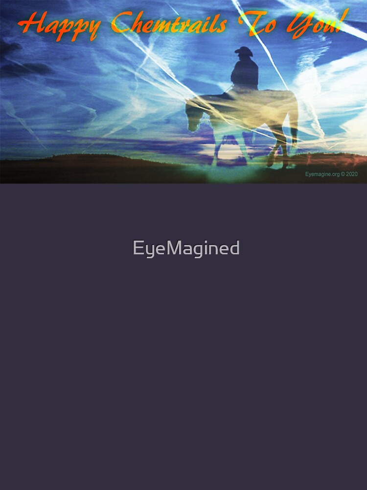 Thumbnail 7 of 7, Essential T-Shirt, Happy Chemtrails to You designed and sold by EyeMagined.