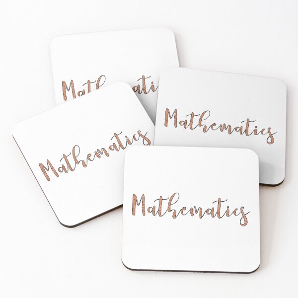 Item preview, Mathematics - Rose Gold Glitter Typography - School Subjects designed and sold by MysticMagpie.