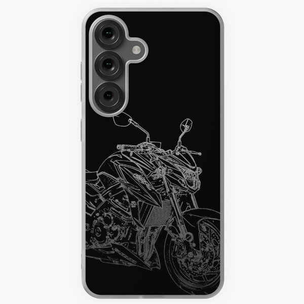Item preview, Suzuki GSX-S 750 pencil silhouette motorcycle naked bike roadster designed and sold by logotechdesign.