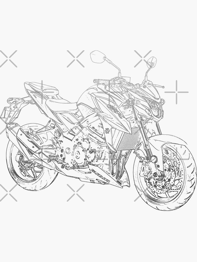 Suzuki GSXS 750 Kit Déco - Joker 2017-2023 - SpinningStickers