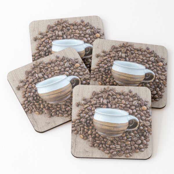 Item preview, Coffee mug on coffee beans designed and sold by RelativeMotion.