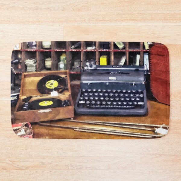 Item preview, Vintage Typewriter and Vinyls designed and sold by Susan Savad.
