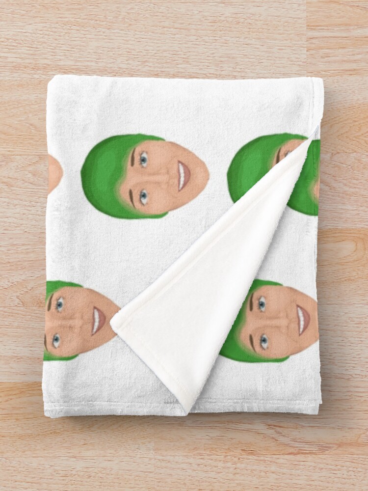 "Just Trying to Blend in with My Green Screen" Throw Blanket for Sale
