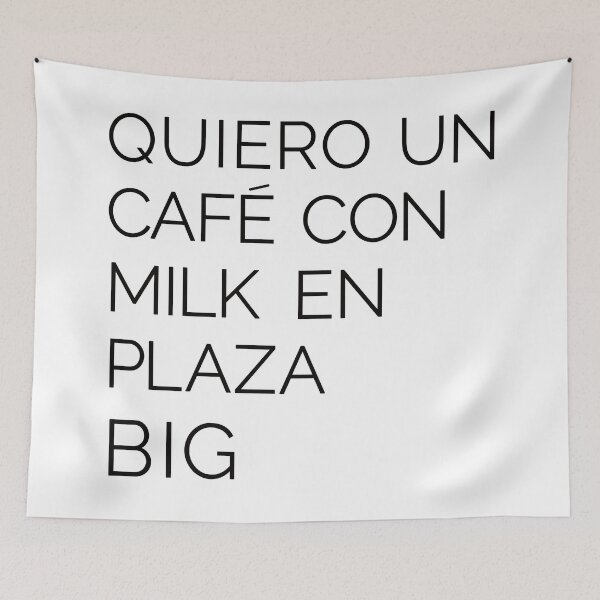 Item preview, Café con Leche en Plaza Big - Ana Botella designed and sold by IncognitoMode.