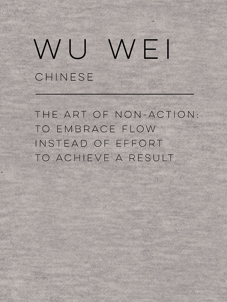 "Wu Wei Definition" Lightweight Hoodie for Sale by wisemagpie Redbubble