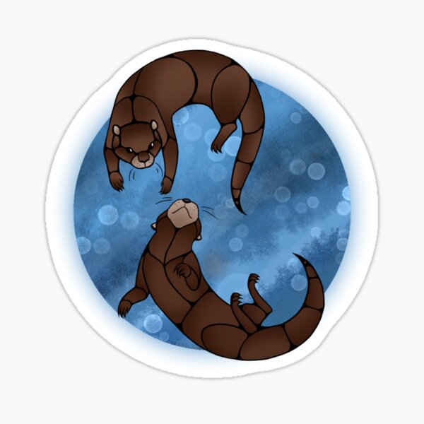 Nigigwag - Otters Sticker