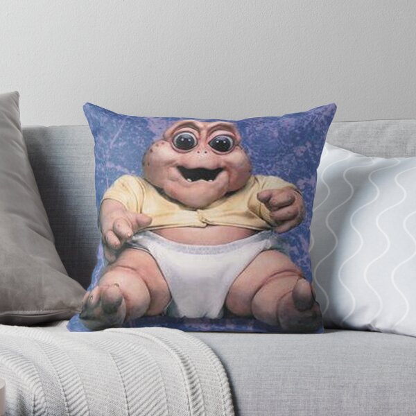 Baby Sinclair The Dinosaurs Throw Pillow