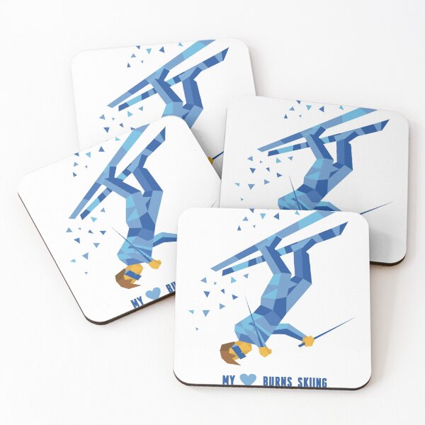 Item preview, My heart is burning for skiing designed and sold by Frergo.
