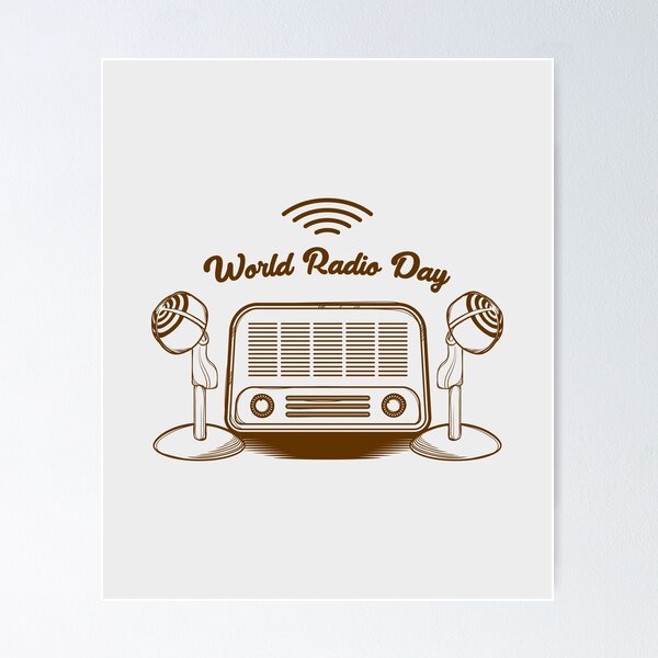 Item preview, world radio day 13th february designed and sold by samer11.