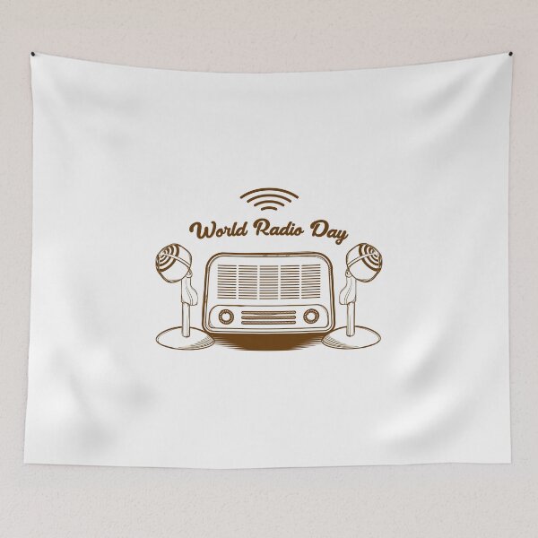 Item preview, world radio day 13th february designed and sold by samer11.
