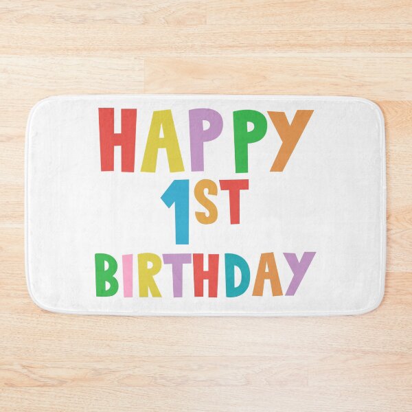 Item preview, Happy 1st Birthday, Happy first Birthday for boys and girls designed and sold by marosharaf.