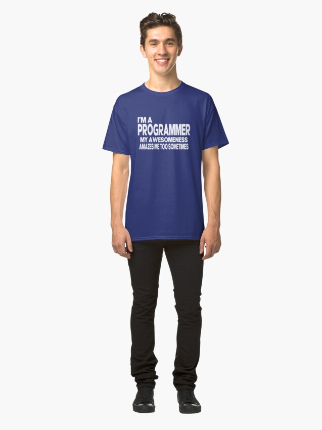 Alternate view of I'm a Programmer Classic T-Shirt