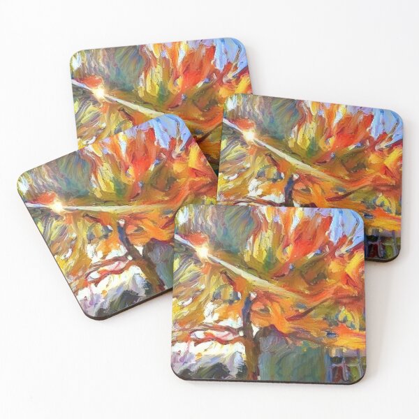 Item preview, Color oil painting Ginkgo Tree designed and sold by wel3kxial.