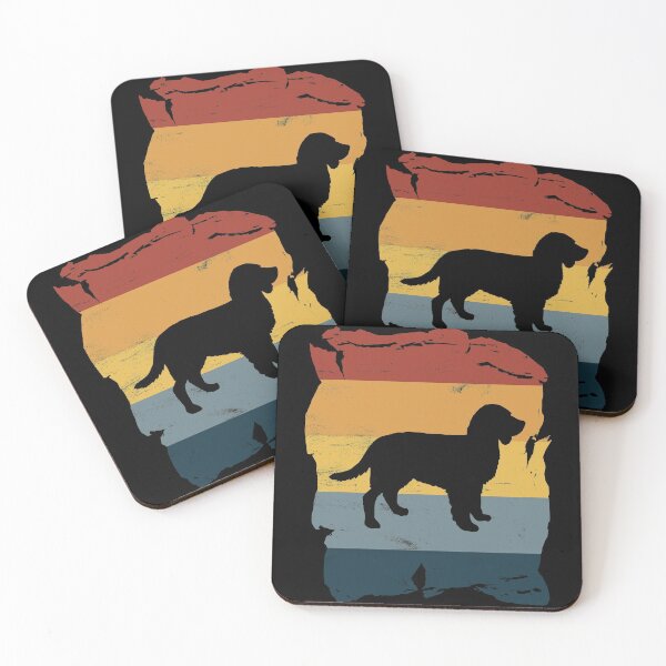 Item preview, Boykin Spaniel Distressed Vintage Retro Silhouette designed and sold by DoggyStyles.