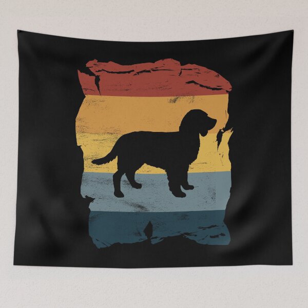 Item preview, Boykin Spaniel Distressed Vintage Retro Silhouette designed and sold by DoggyStyles.