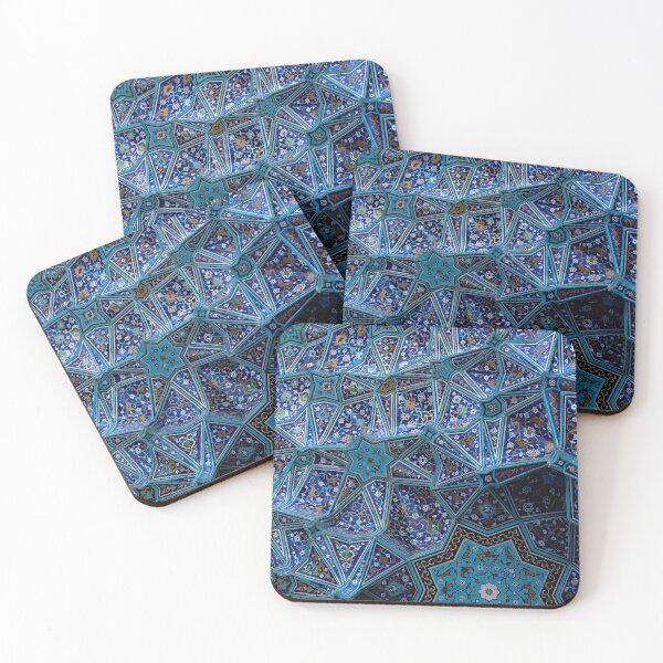 Item preview, Persian Asian Architecture Blue Pattern designed and sold by conceptDVS.