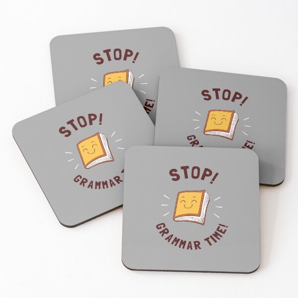 Item preview, Stop! Grammar Time! designed and sold by Yipptee Shirts.