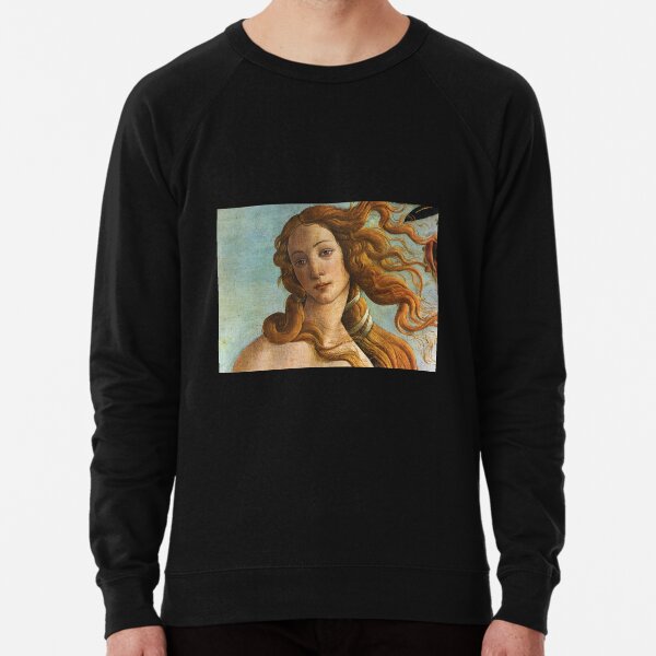 The Birth of Venus - Botticelli - close up Lightweight Sweatshirt