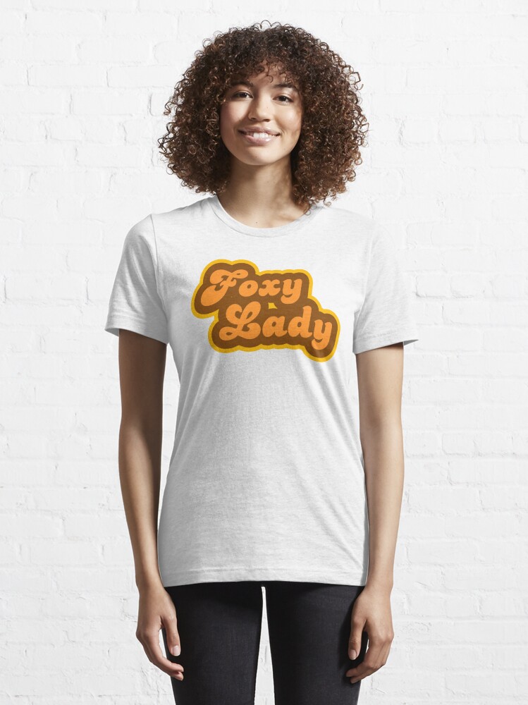 "Foxy Lady - Retro 70s - Logo" T-shirt For Sale By Graphix | Redbubble ...