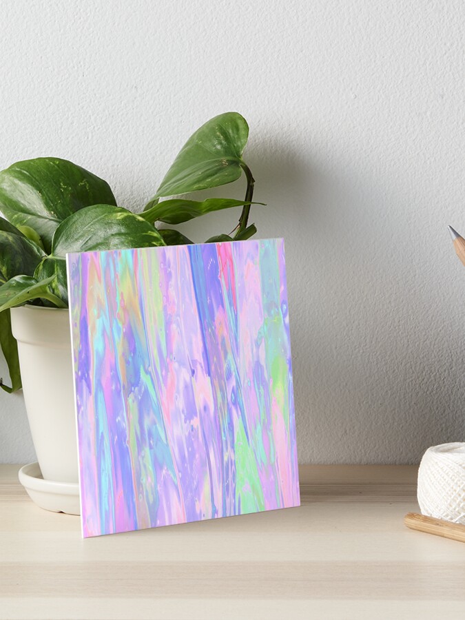 Pastel iridescent hologram Wrapping Paper by Groovy styles