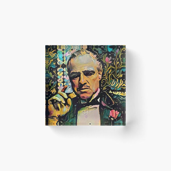 Abstract of Godfather Acrylic Block