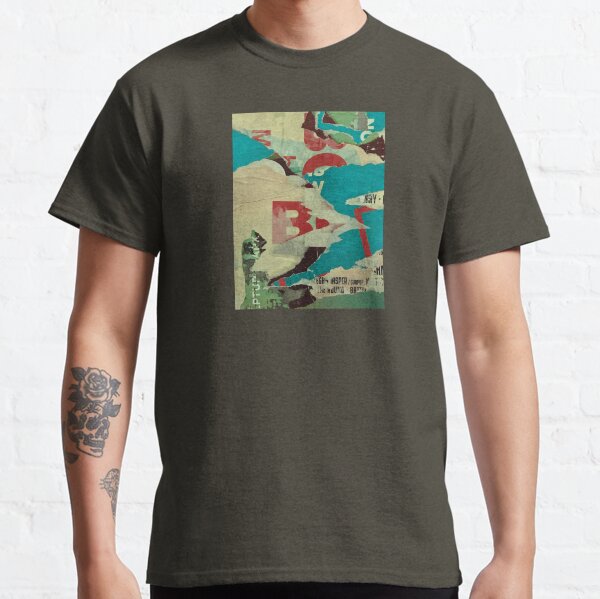 Street Art Poster Collage / Abstract Art Classic T-Shirt