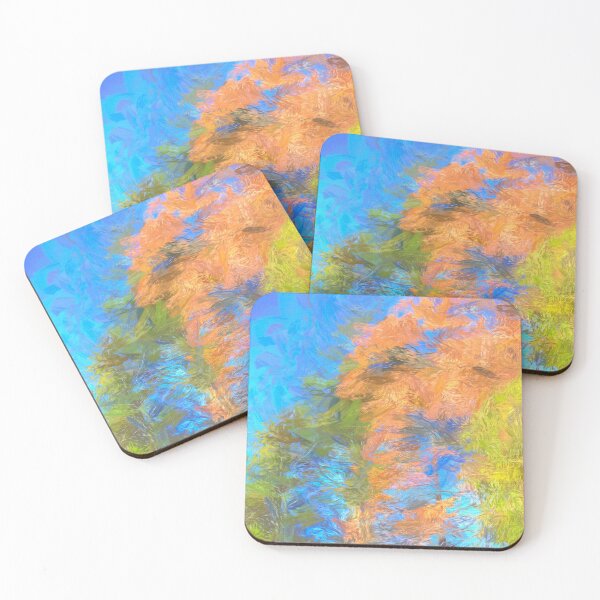 Item preview, Autumn Trees Abstract Art designed and sold by Londonimages.