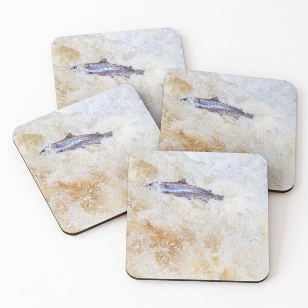 Item preview, Leaping salmon fish designed and sold by chanonry.